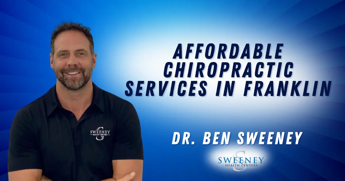 At Sweeney Health Centers, we are dedicated to providing the community of Franklin with exceptional chiropractic care that is not only effective but also affordable. Our team of experienced professionals understands the importance of quality healthcare that fits within your budget. If you’re searching for an affordable chiropractor in Franklin, look no further.