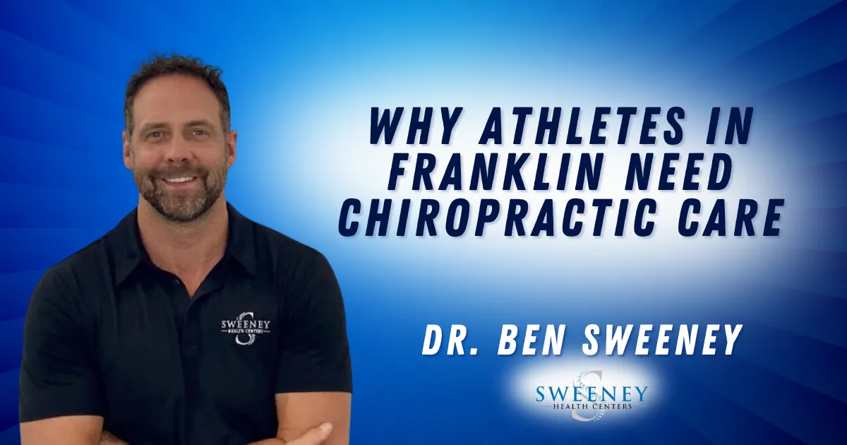 Athletes constantly push their bodies to the limit, striving for peak performance and success. However, this level of physical exertion often leads to strains, injuries, and imbalances that can hinder athletic performance. At Sweeney Health Centers, we specialize in providing exceptional care as your trusted chiropractor for athletes in Franklin. Whether you're a professional athlete or a weekend warrior, chiropractic care can be the key to enhancing your performance, preventing injuries, and achieving your goals.