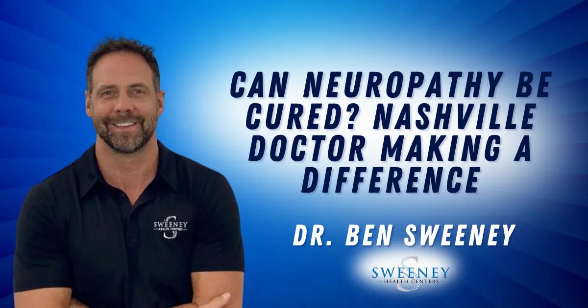 Neuropathy is a debilitating condition affecting millions of Americans, causing pain, numbness, and weakness in various parts of the body. Many sufferers search tirelessly for a neuropathy cure, hoping to regain their quality of life. At Sweeney Health Centers, we specialize in providing cutting-edge treatments designed to alleviate symptoms and promote nerve regeneration. If you're struggling with neuropathy, sign up for our new patient special and call us now at 615-595-9063 to explore life-changing treatment options.