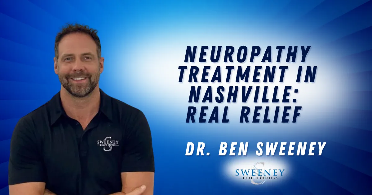 Peripheral neuropathy is a debilitating condition affecting millions of Americans, causing numbness, tingling, burning pain, and muscle weakness in the hands and feet. For those suffering in Tennessee, finding effective neuropathy treatment in Nashville is crucial to improving quality of life. At Sweeney Health Centers, we specialize in providing non-invasive, drug-free solutions designed to alleviate nerve pain and restore function.